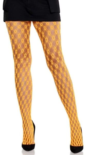 Dresuri din plasă Leg Avenue Lyric Eyelet cu model geometric de ochiuri