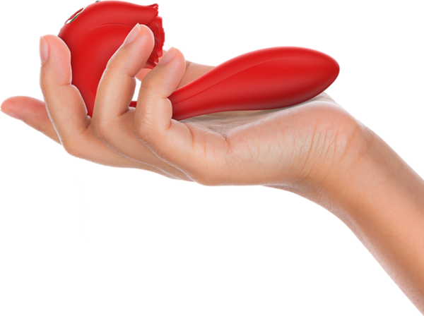 Vibrator clitoridian MIA Selena în formă de trandafir roșu