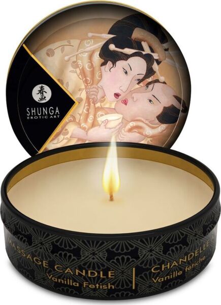 Set Shunga cu 24 de lumânări de 30 ml, mini lumânări de masaj în display