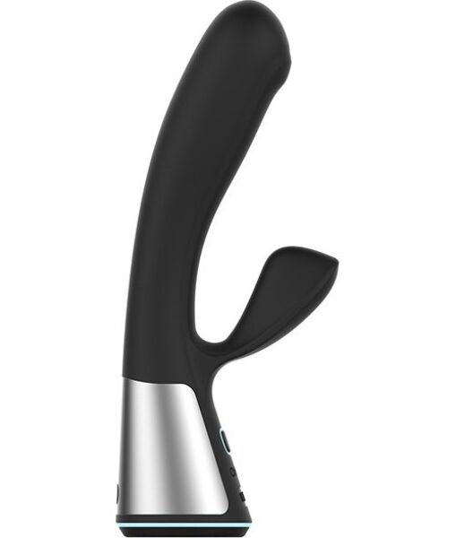 Vibrator cu dublă stimulare Kiiroo Fuse Black, negru