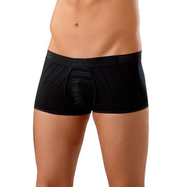 Boxeri negri Male Power Textured Enhancer Short