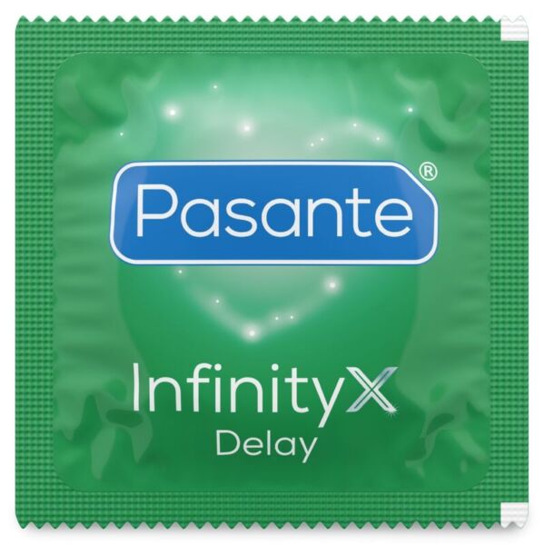 Cutie cu 12 prezervative cu efect de întârziere Pasante Infinity Delay