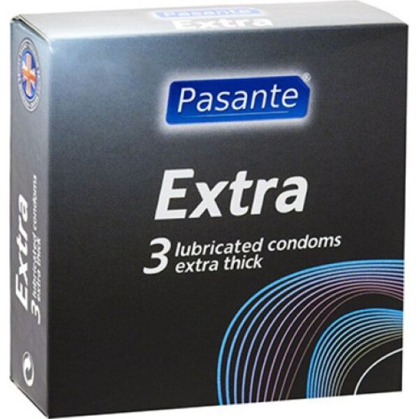 Cutie cu 3 prezervative Pasante Extra Safe