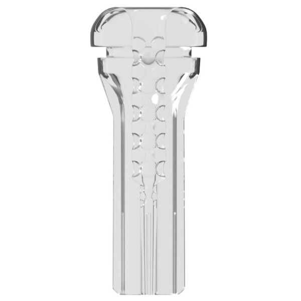 Masturbator PDX Elite Viewtube XXL, transparent și cu lumină LED