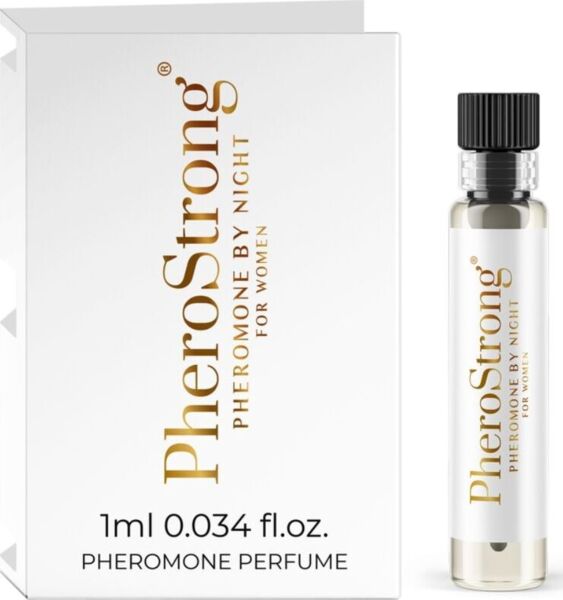 Tester de parfum cu feromoni PheroStrong By Night for Women de 1 ml