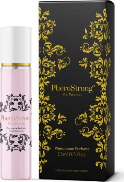 Parfum cu feromoni PheroStrong for Women în flaconul său