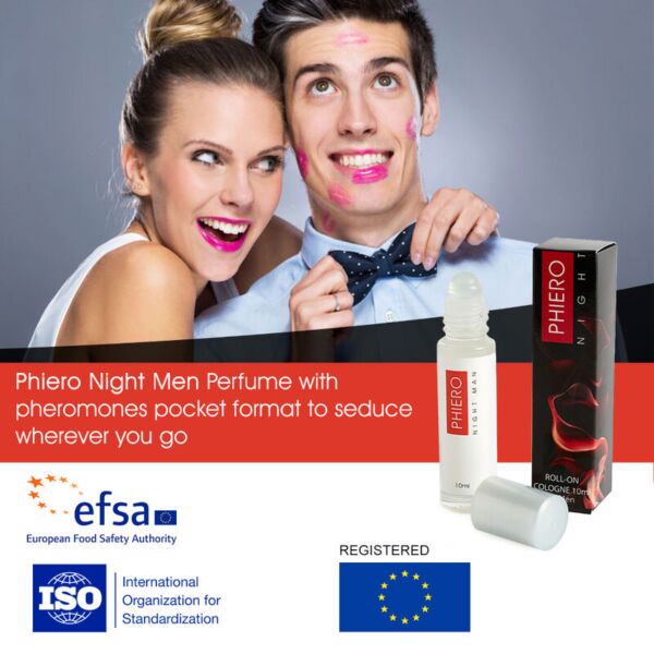 Parfum cu feromoni Phiero Night Man în format roll-on de 10 ml