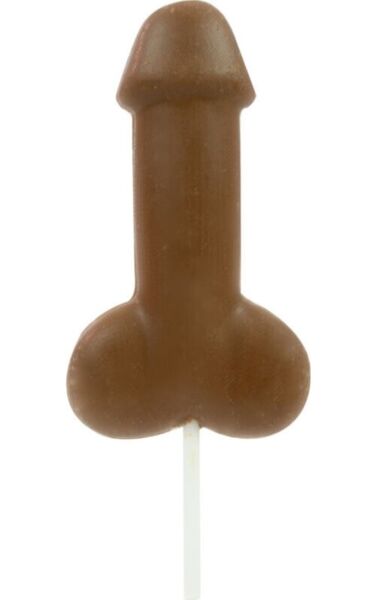 Acadea de ciocolată cu lapte în formă de penis Spencer & Fleetwood Dick on a Stick