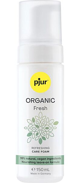 Flacon de spumă de curățare intimă Pjur Organic Fresh de 150 ml