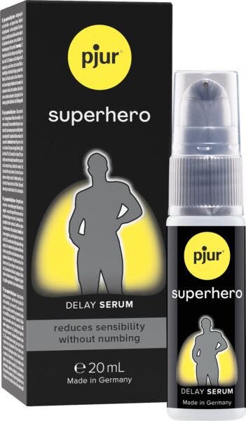 Flacon de 20 ml cu ser de întârziere Pjur Superhero Delay Serum