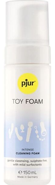 Flacon de spumă de curățare Pjur TOY FOAM 150 ml cu dozator