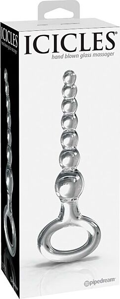 Dop anal din sticlă Pipedream Icicles N. 67