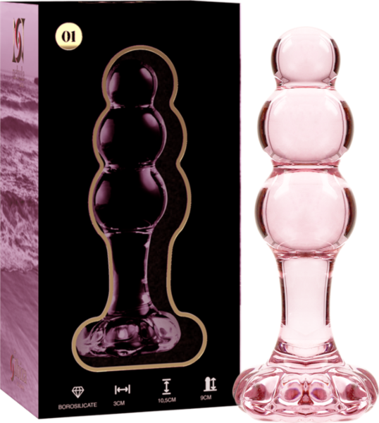 Dop anal din sticlă Nebula Series Model 1, de la Ibiza