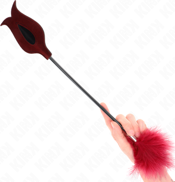 Pena erotică Kink roz, de 38 cm, pentru jocuri erotice blânde