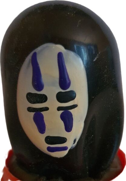 Prezervativ de glumă Condomerie Mask Ghost Black, pictat manual cu o fantomă neagră