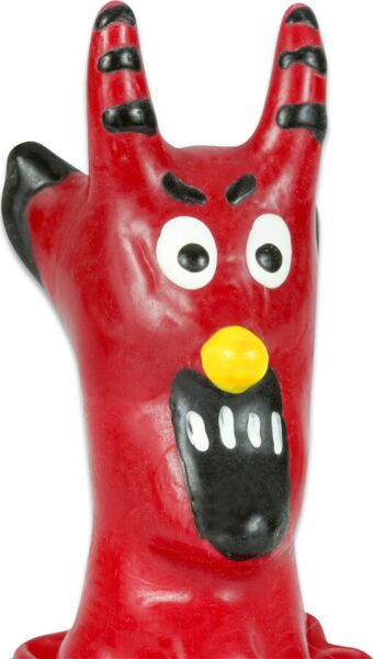 Prezervativ decorativ Condomerie Red Devil pictat manual