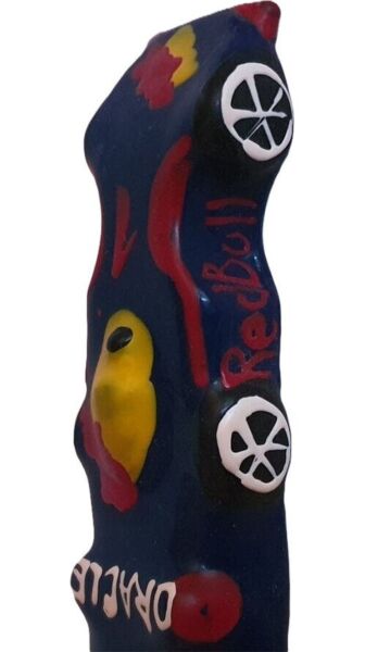 Prezervativ decorativ Condomerie F1 Red Bull XL, pictat manual