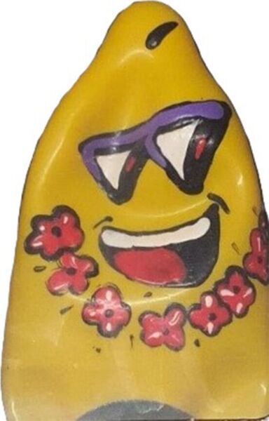 Prezervativ de glumă Condomerie Friki Tiki XL pictat manual