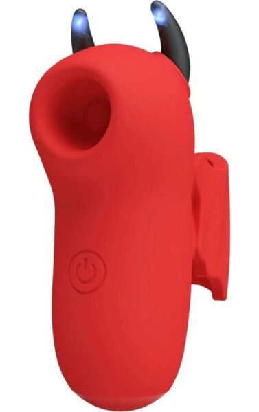 Stimulator de deget Pretty Love BI-300070, de culoare roșie