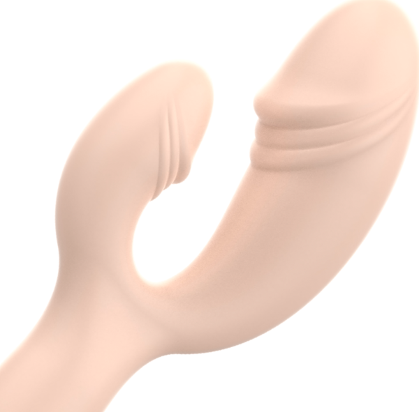 Vibrator OHMAMA Clasic cu stimulator pentru punctul G și stimulator pentru clitoris