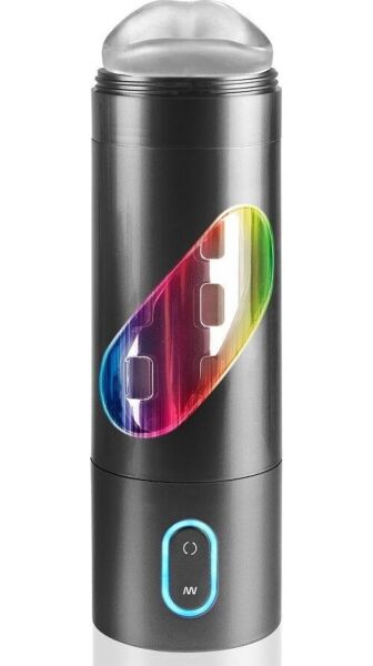 Masturbator Extreme Toyz Roto Bator Boca cu tub transparent și husă din silicon