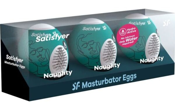 Set de trei ouă masturbator Satisfyer Masturbator Egg Set Naughty