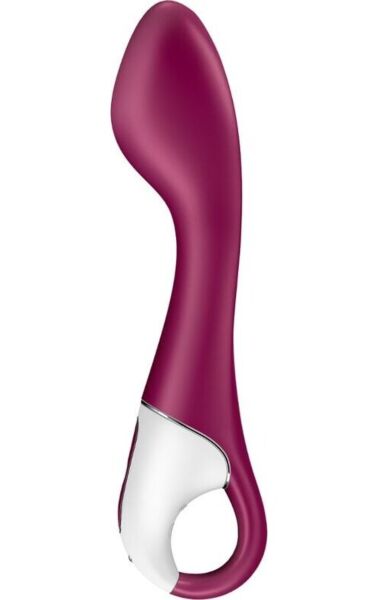 Vibrator punct G Satisfyer Hot Spot, cu mânerul în formă de inel