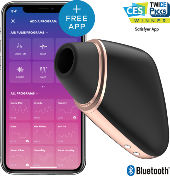 Stimulator clitoridian cu aspirație Satisfyer Love Triangle