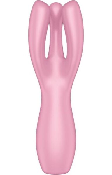 Vibrator de contact Satisfyer Threesome 3, cu cele trei brațe flexibile