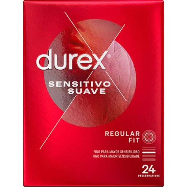 Cutie cu 24 de prezervative Durex Sensitivo Suave