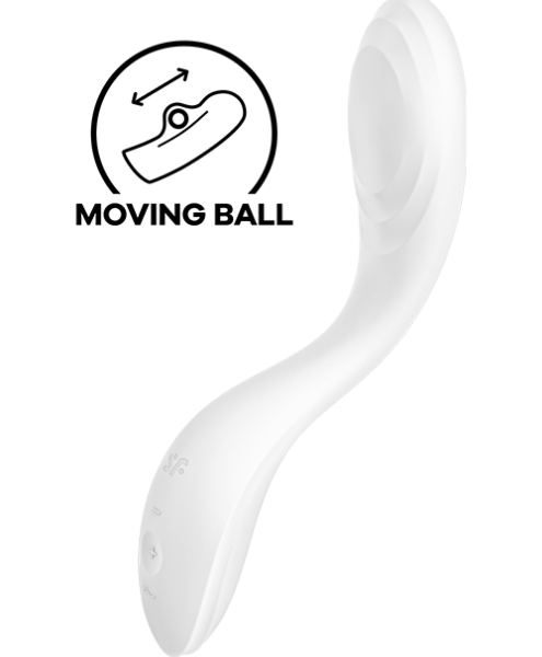 Vibrator punct G Satisfyer Rrrolling Pleasure cu bila mobilă în vârf