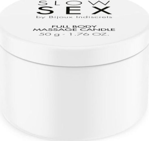 Lumânare de masaj Bijoux Indiscrets Slow Sex cu aromă de cocos
