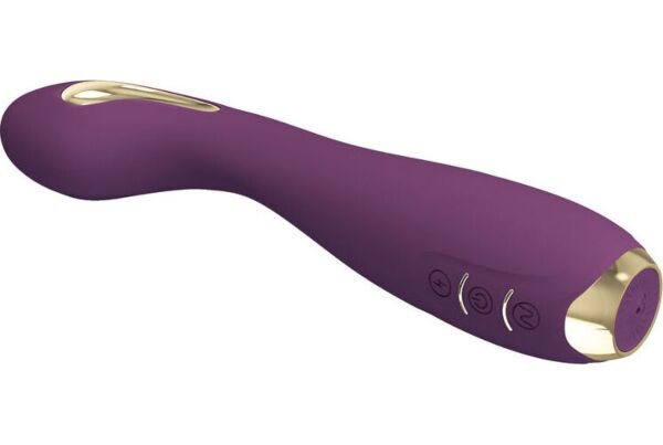Vibrator cu aplicație Pretty Love Hector, de culoare mov