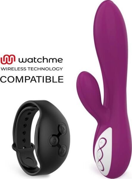 Vibrator Coverme Taylor pentru clitoris și punctul G, cu telecomanda Watchme