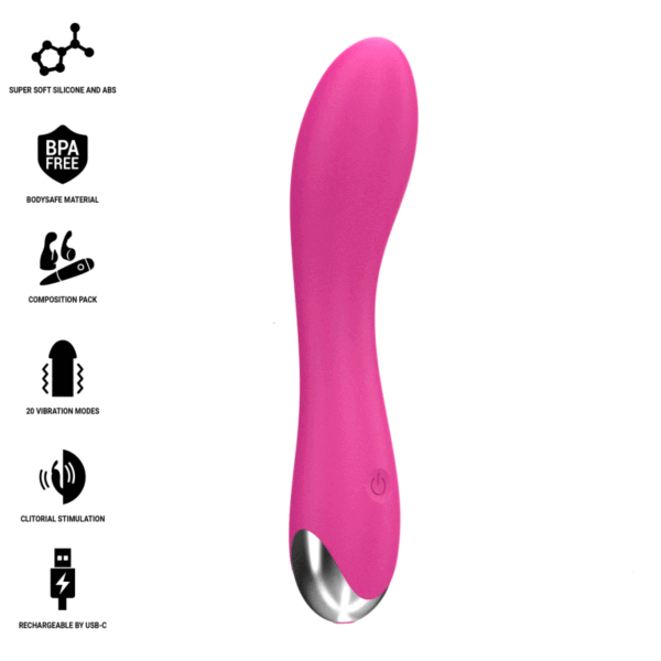 Vibrator Intense Cher cu capetele sale interschimbabile