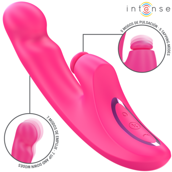 Vibrator Intense EMI 3 în 1 din silicon
