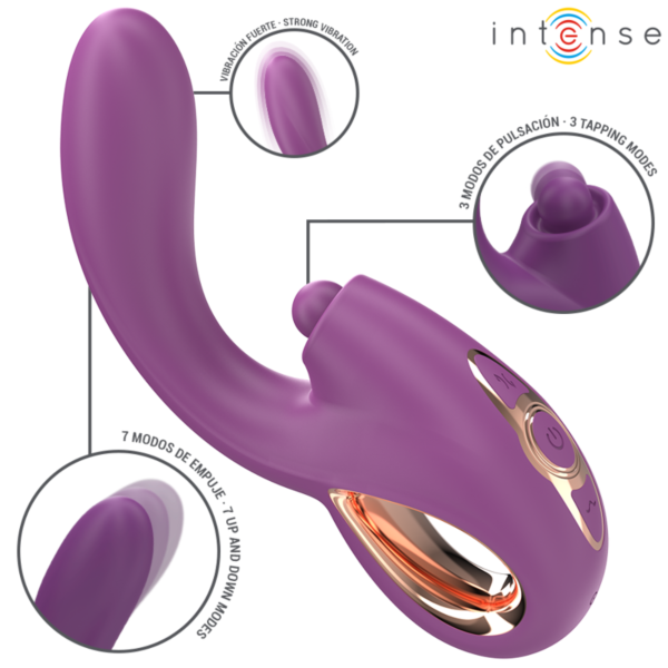 Vibrator punct G Intense Lali cu împingere și vibrație