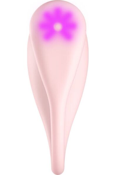 Vibrator KIIROO Spot Kiss Me roz, în formă de U