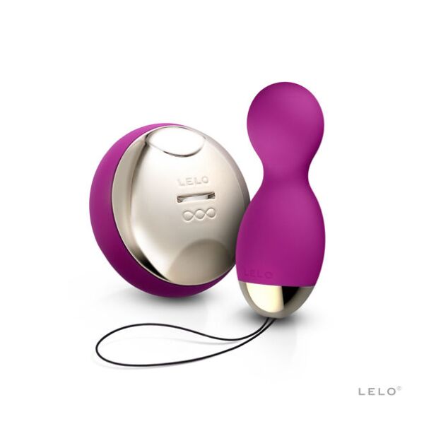 Bile vaginale LELO Hula Beads cu sferă rotativă, sferă vibratoare și telecomandă
