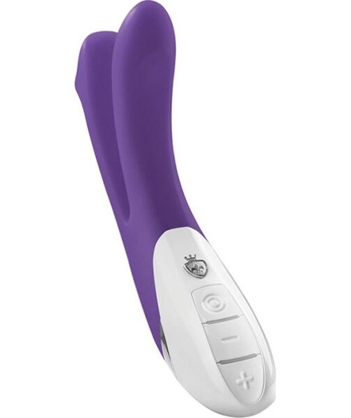 Vibrator Mystim Bon Aparte din silicon, cu corpul împărțit în două brațe