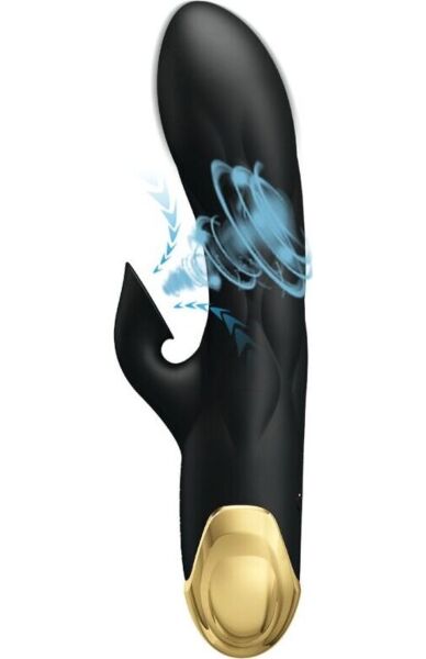 Vibrator rabbit Pretty Love C-Type de culoare neagră