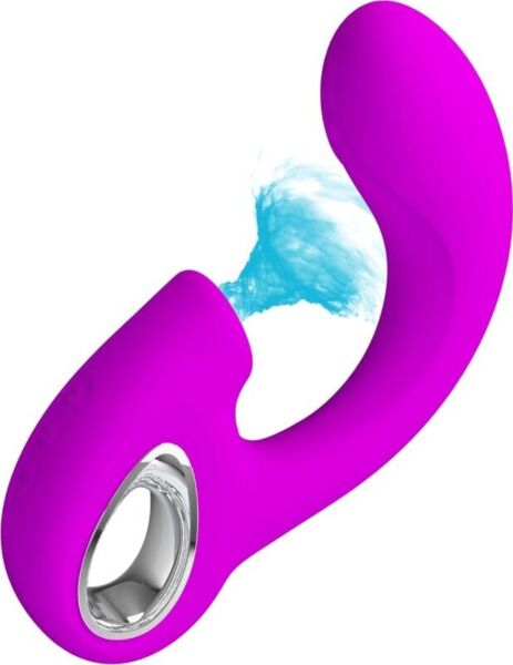 Vibrator dublu Pretty Love BI-300098 cu cap pentru clitoris