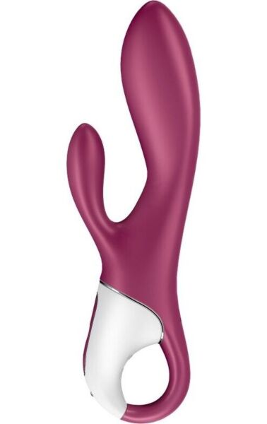 Vibrator rabbit Satisfyer Heated Affair în culoarea roșu-purpuriu