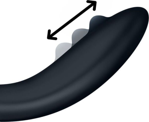 Vibrator pentru punctul G Satisfyer Rrrolling Explosion, negru, cu bila din vârf