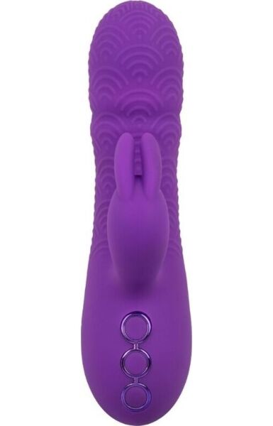 Vibrator rabbit CalExotics Manhattan Beach Marvel, din colecția California Dreaming, de culoare mov