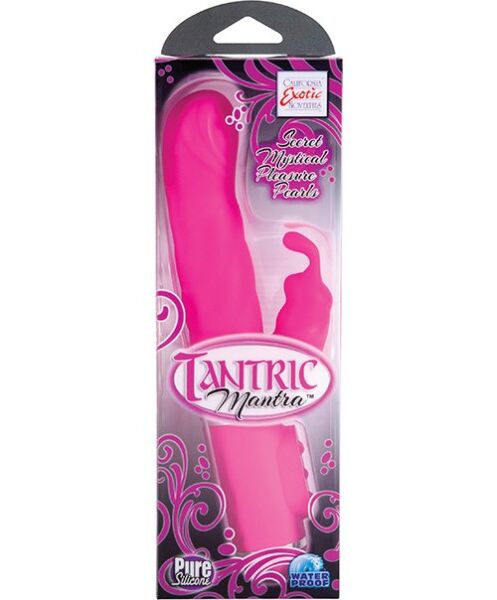 Vibrator rabbit Calexotics Tantric Mantra roz, cu urechiușe de iepuraș
