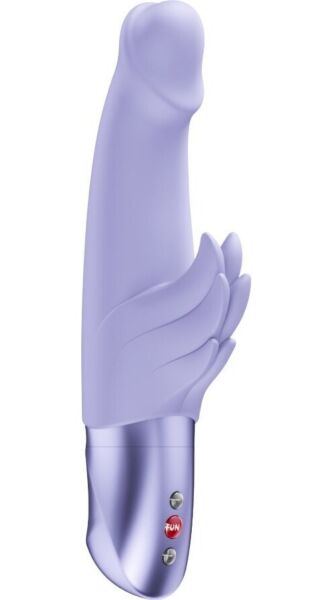 Vibrator rabbit Fun Factory Wicked Angel, cu stimulatorul de clitoris în formă de aripioare
