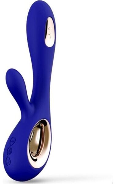 Vibrator rabbit LELO Soraya Wave, cu vârful pentru punctul G și brațul pentru clitoris