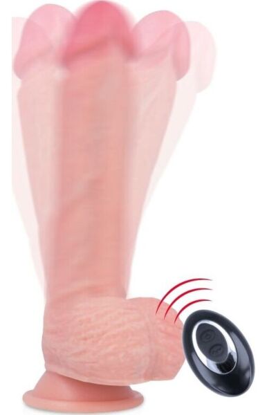 Vibrator realist Rock Army Apache în culoarea pielii, cu baza lui cu ventuză