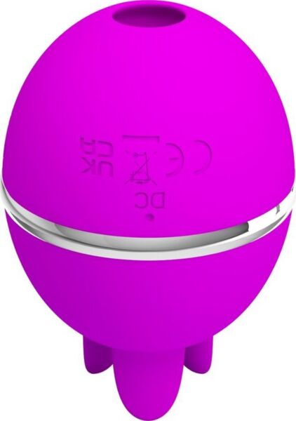 Vibrator Pretty Love Gemini Ball, în formă de bilă, cu limbi flexibile